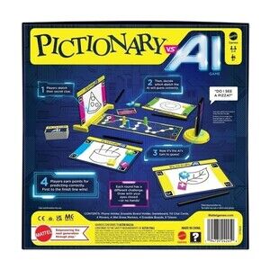 Pictionary Vs. AI Family Game for Kids and Adults and Game Night Using Artificia